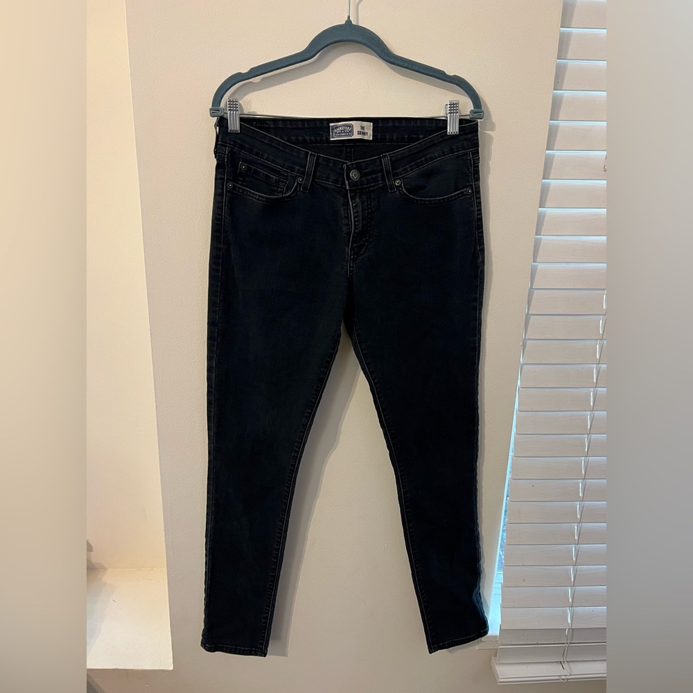 Levi's Black Skinny Jeans Classic Fit